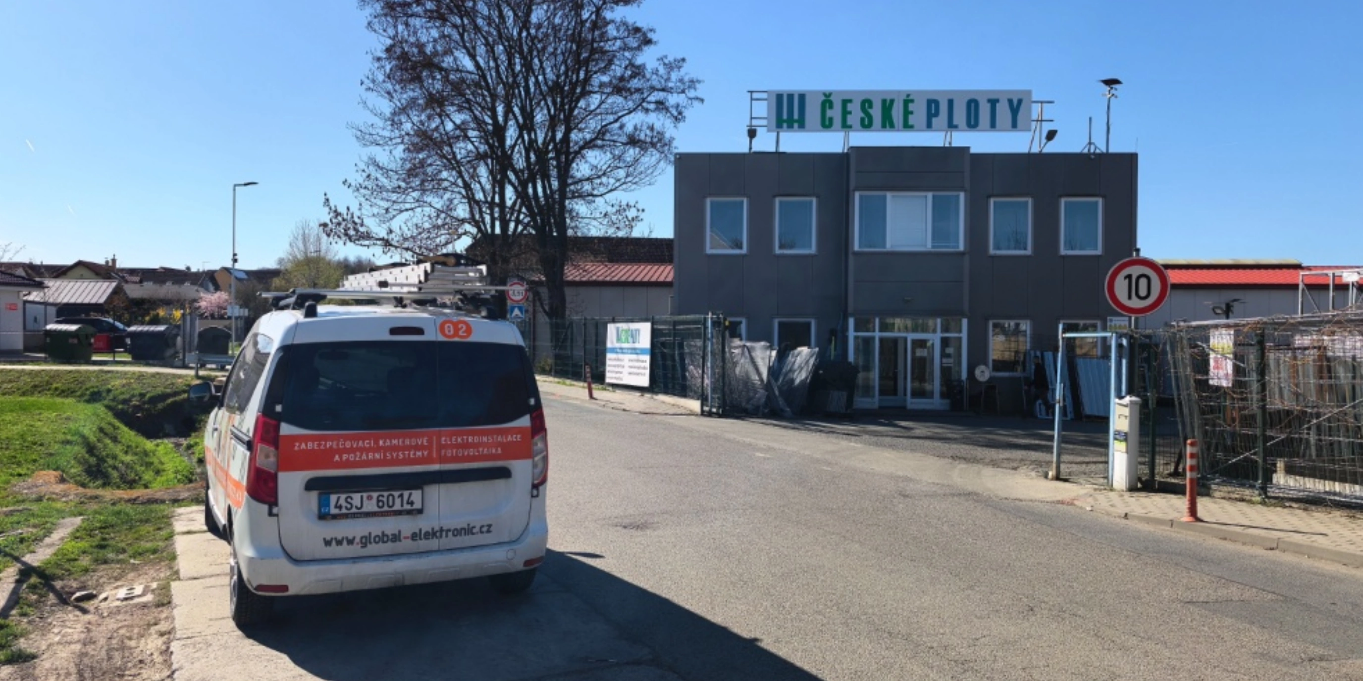 Wymiana okablowania i serwis kamer na terenie České ploty w Pradze