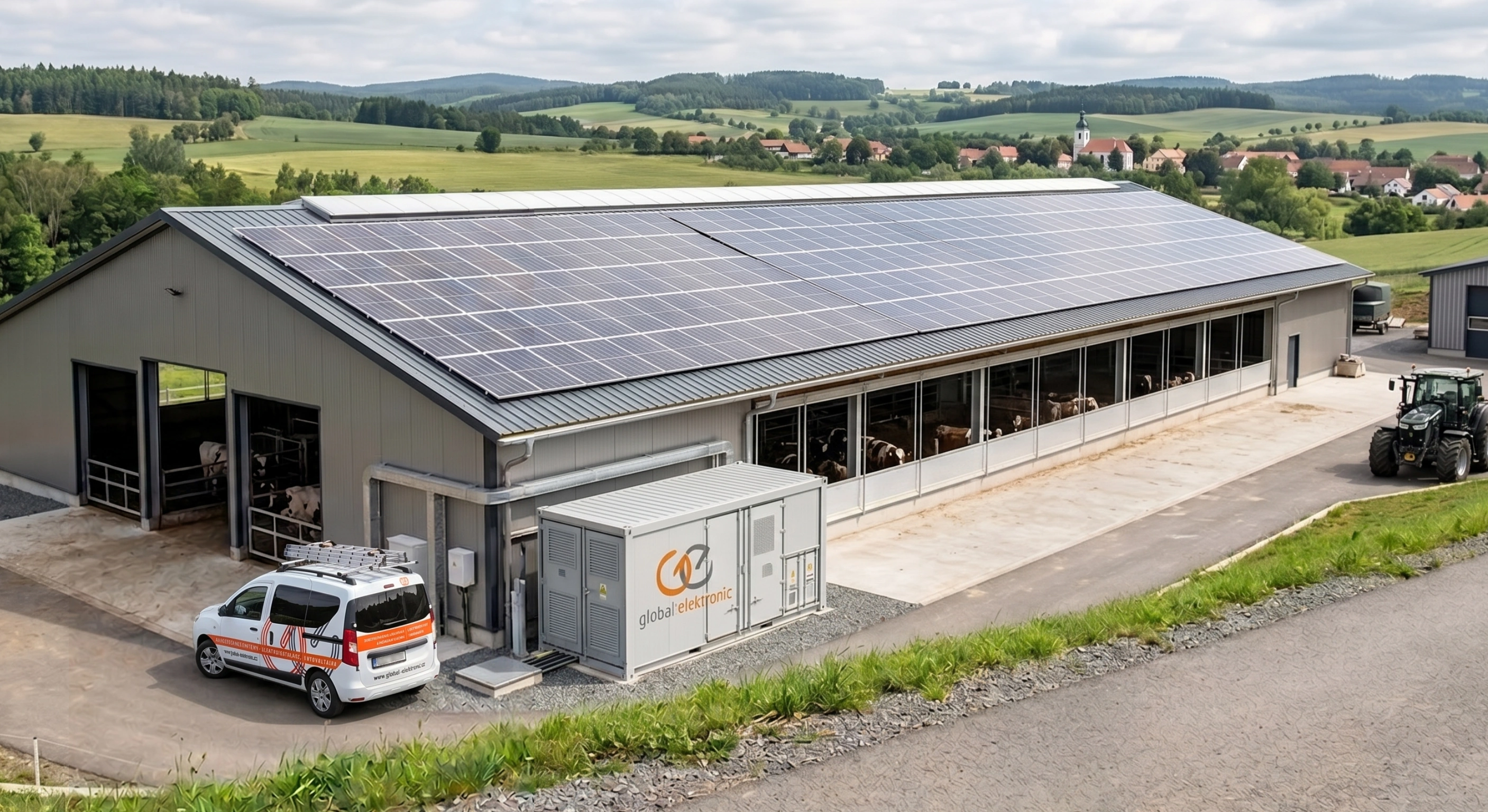 Energetický areál s FVE jako inspirace pro agrofotovoltaický projekt