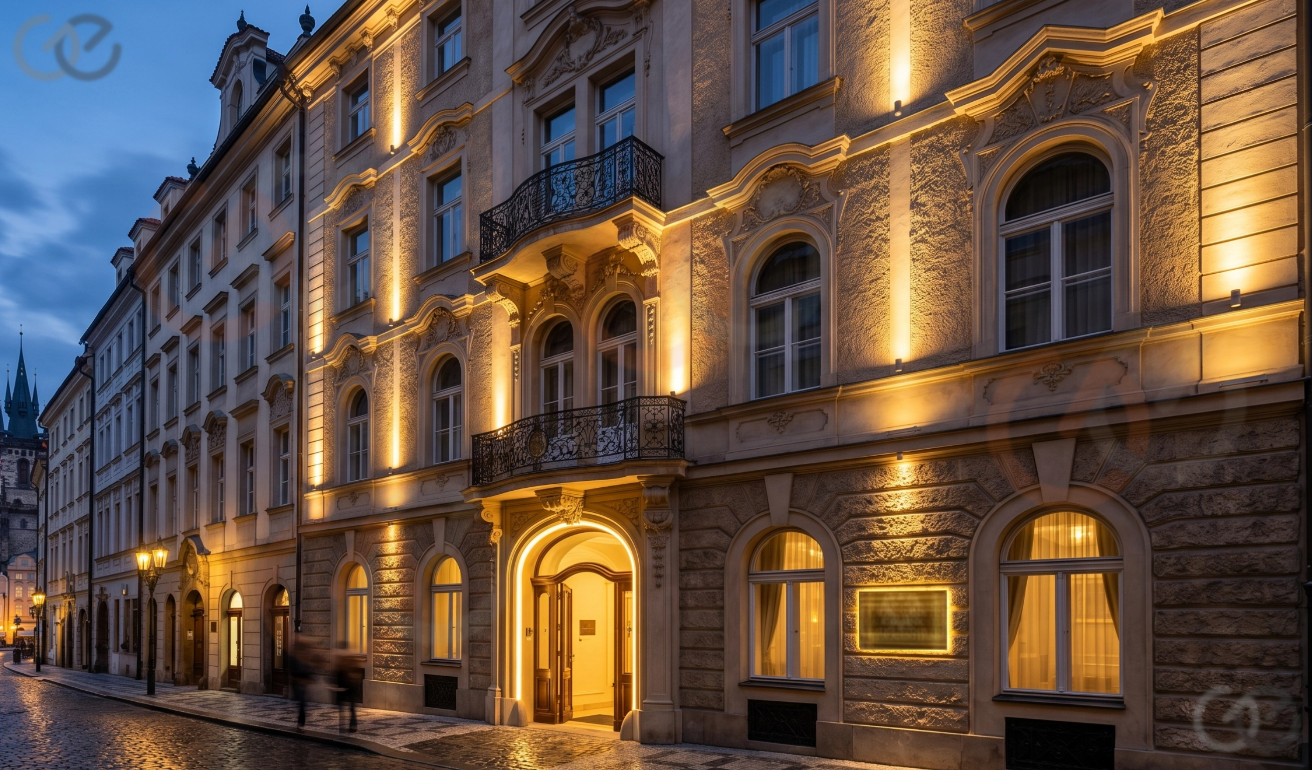 LED osvětlení obchodního centra, pasáže a atria