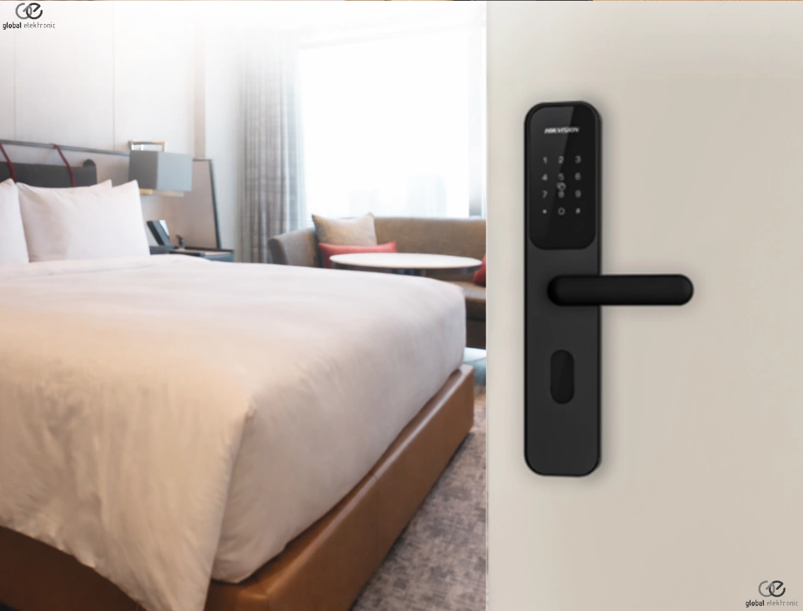 Hotel lock with card access