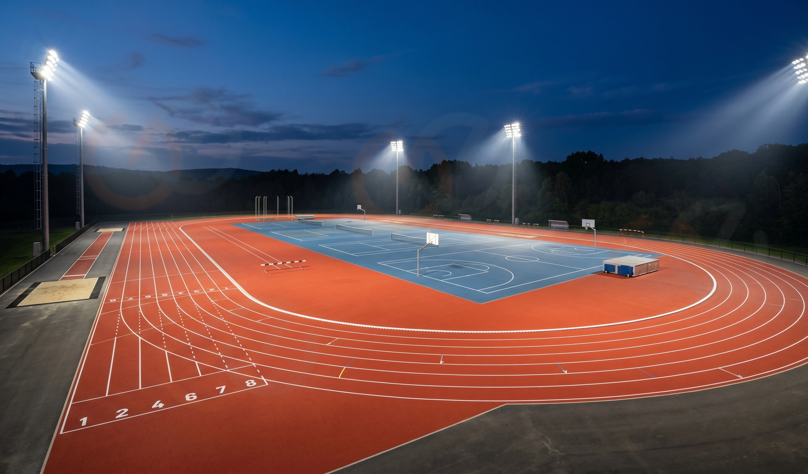 LED osvětlení sportoviště a venkovního areálu